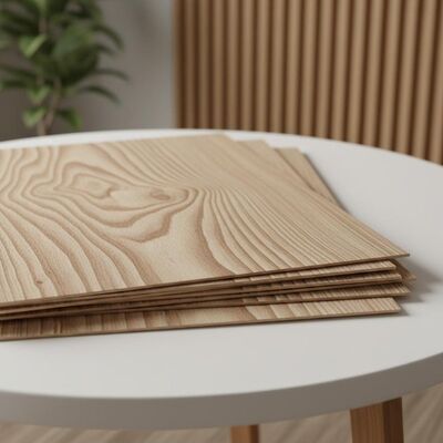 AAA Grade Ash Wood Veneer 2500 640 mm Łatwo naturalne blachy z drewna do pokrycia mebli i dekoracji wnętrz