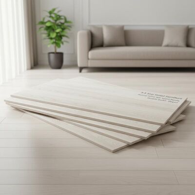 Meble hotelowe 3-5 gwiazdkowe, panele z naturalnego białego jesionu, 2500 x 640 mm, trwałe, stylowe i eleganckie do wnętrz komercyjnych