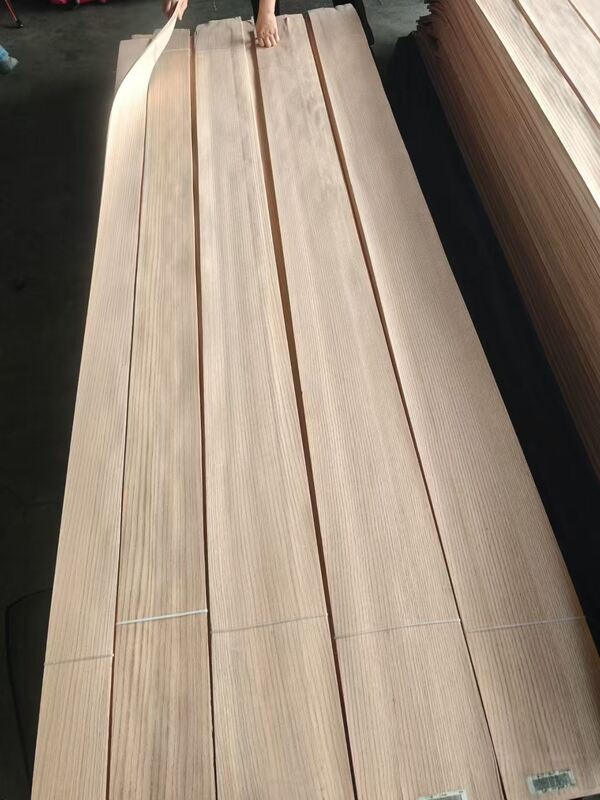 2500*640 Mm Ash Wood Veneer for Bedroom Furniture TV Background Wall