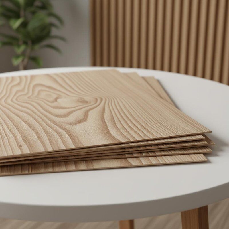 AAA Grade Ash Wood Veneer 2500 640 mm Łatwo naturalne blachy z drewna do pokrycia mebli i dekoracji wnętrz
