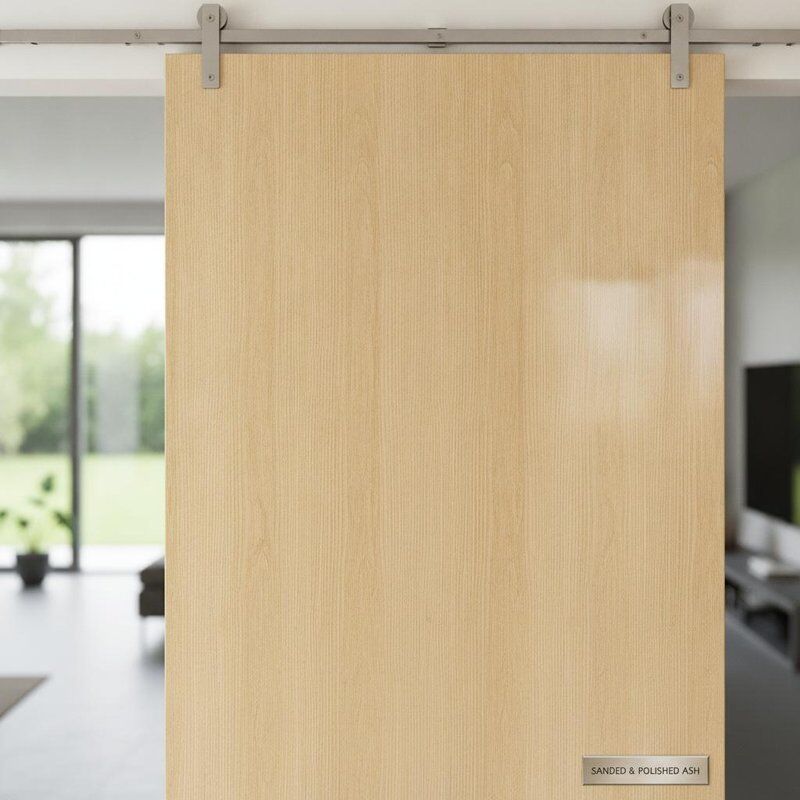 Sanded And Polished Ash Wood Veneer AAA Grade Recommended Sliding Door Choice Combining Strength And Aesthetic Appeal